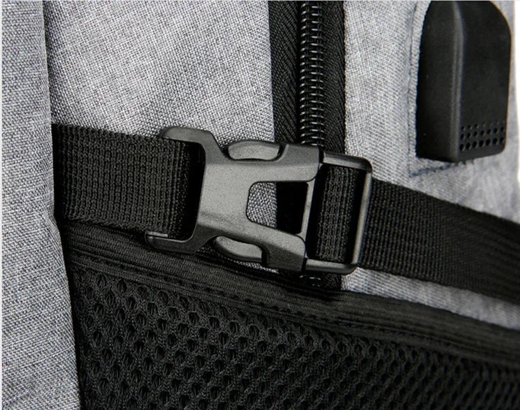 2024 Rucksack, Diebstahlschutz, Passwortsperre, Oxford, für Herren und Damen, Unisex, Business, Laptop, Computer, Reisen, Freizeit, Mode, tragbar