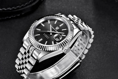 PAGANI DESIGN Men's Mechanical Wristwatch Top Luxury Automatic Watch Stainless Steel 100m Waterproof Clock Reloj Hombre PD1654
