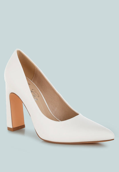 Shacarri Faux Leather Pumps-1