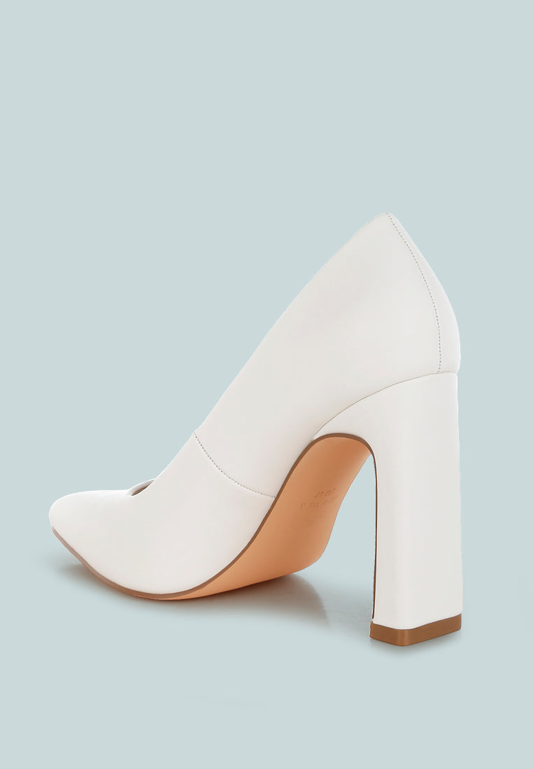 Shacarri Faux Leather Pumps-2