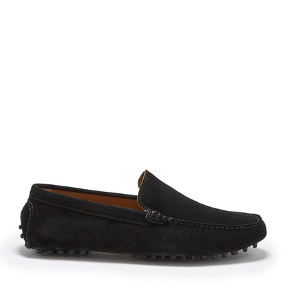 Driving Loafers, zwart suède