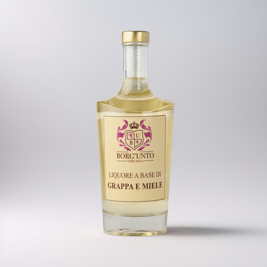 Grappa-al-miele–Borgunto-arezzo-firenze-toscana-azienda-agricola-granducatocollection-affittacamere-suitelets-holiday