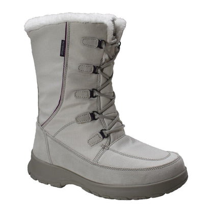 Dames waterdichte nylon winterleren laarzen