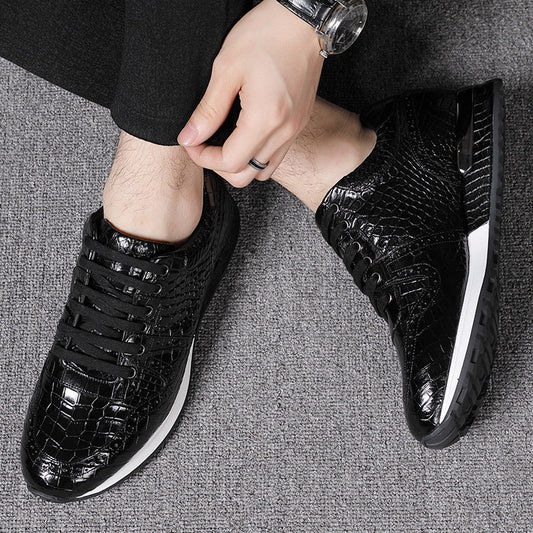 Herren Retro Mode Freizeit Schnürschuhe