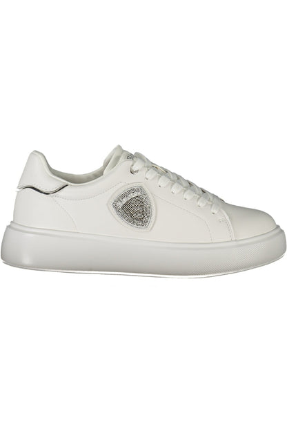 BLAUWE SPORTSCHOENEN DAMES WIT