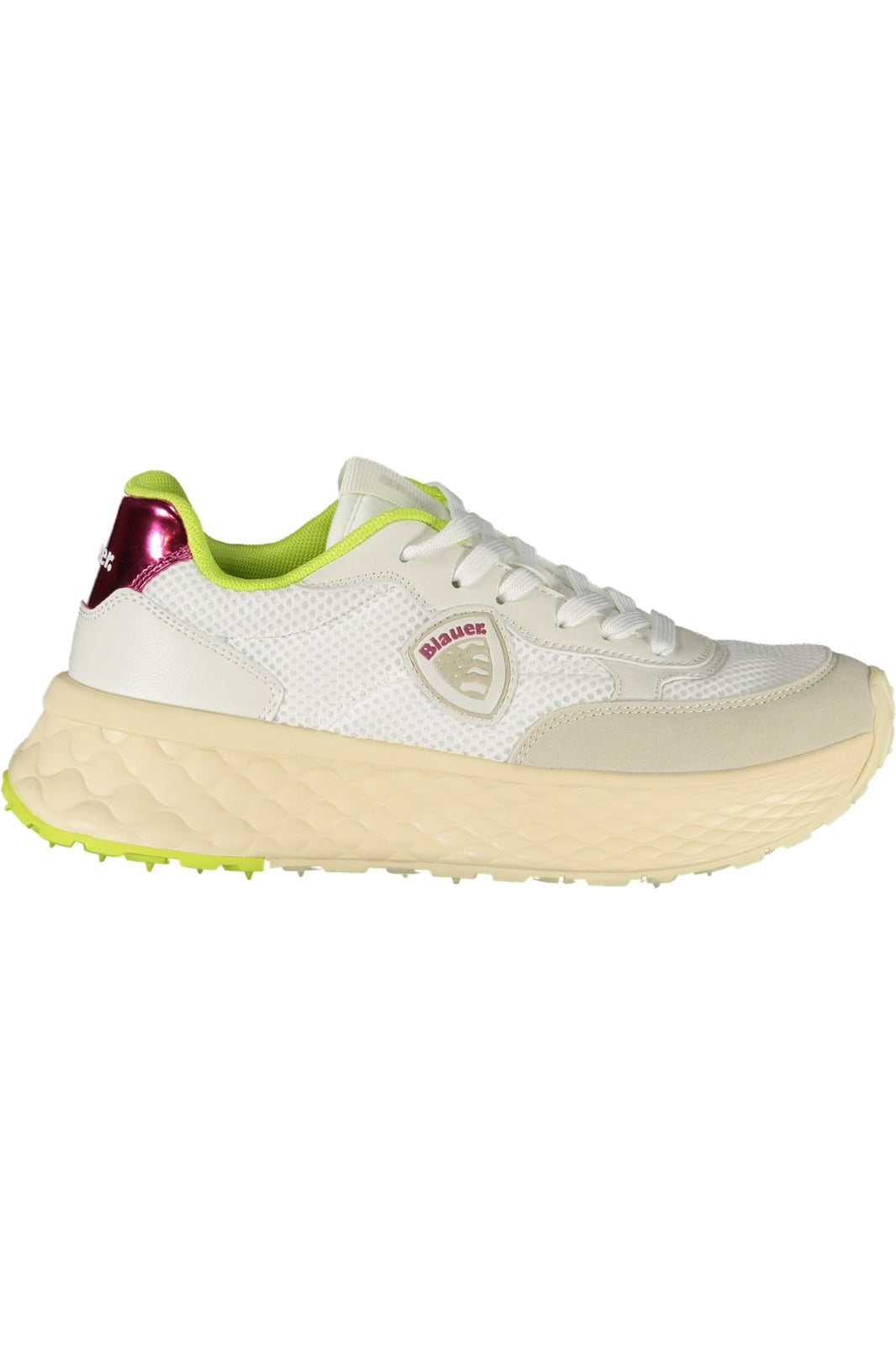 BLAUWE SPORTSCHOENEN DAMES WIT