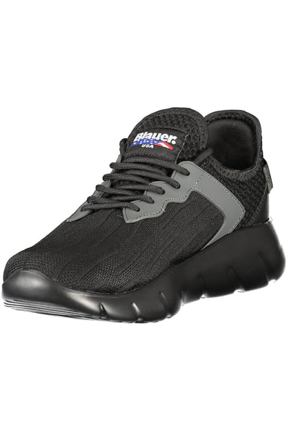 BLAUWE HEREN SPORTSCHOENEN ZWART