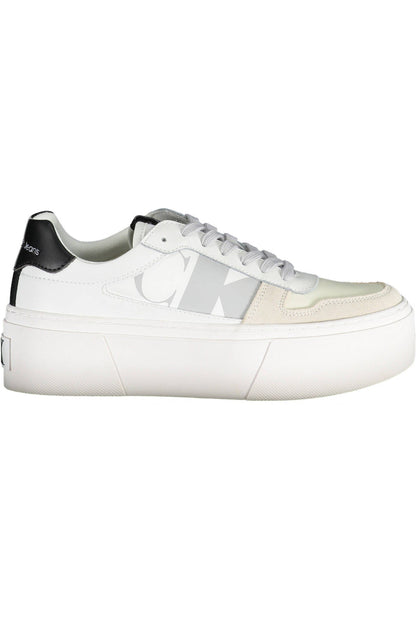 CALVIN KLEIN WITTE SPORTSCHOENEN VOOR DAMES