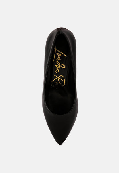 Casey Metallic Detail Block Heel Pumps-3