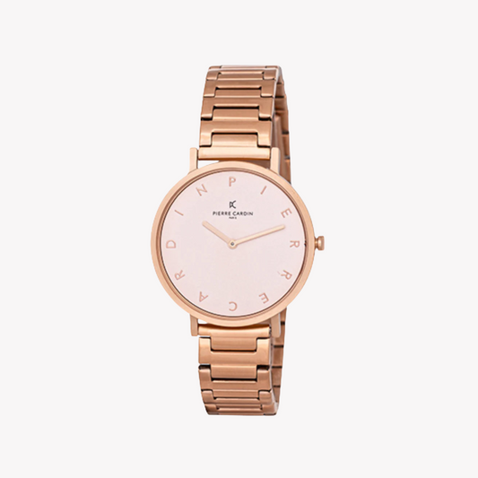 Pierre Cardin Women's Rose Gold Watch, Pink Dial | CBV.1122-0