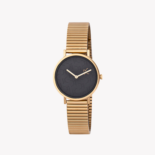 Pierre Cardin Women's Gold Watch, Black Dial | CBV.1538-0