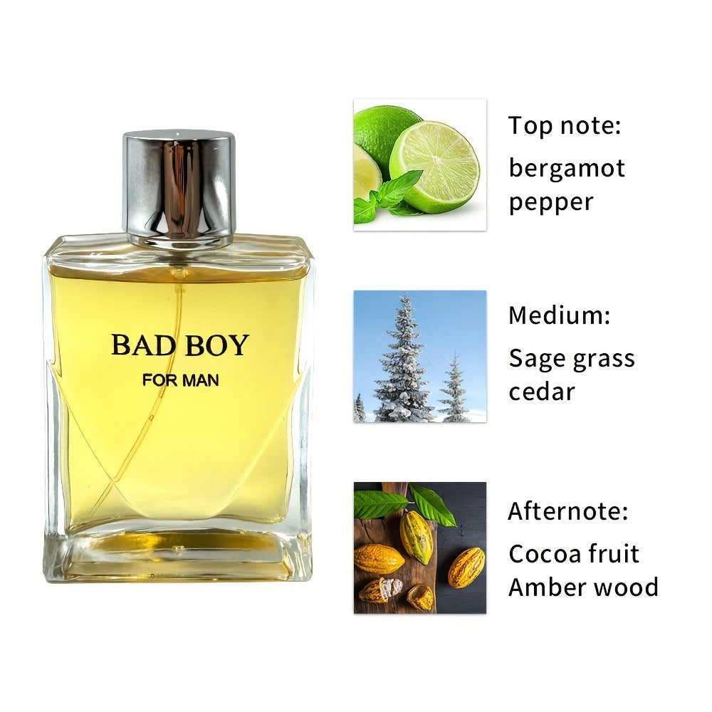 Eau De Parfum Refreshing Citrus & Spicy Woody Scent-3
