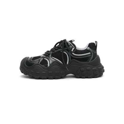 Chunky Breathable Running Shoes-0