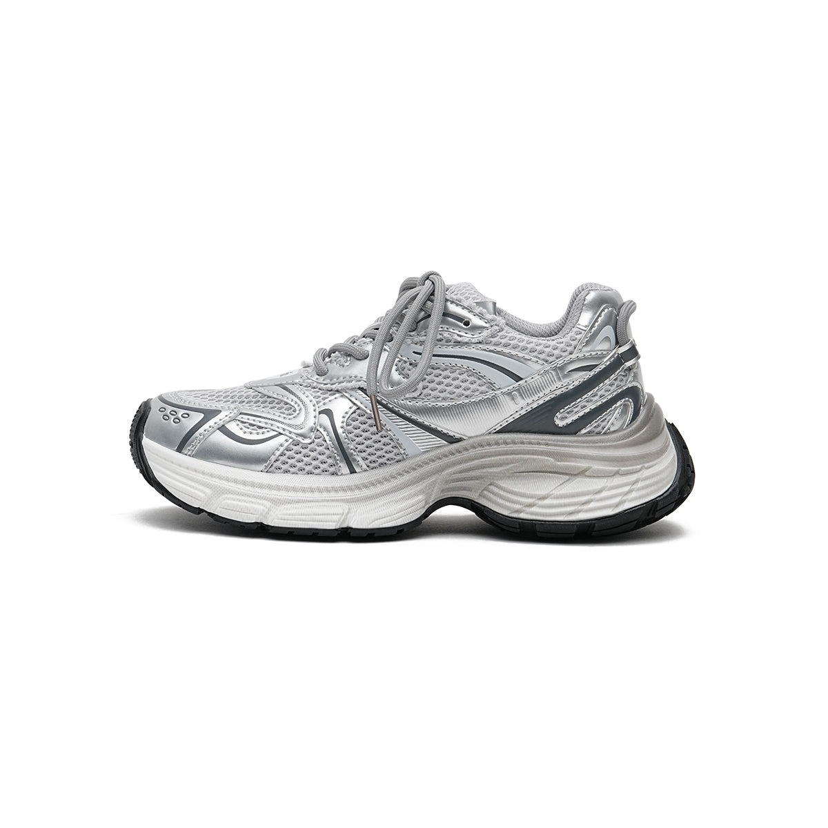 Chunky Thick-Sole Running Shoes-0