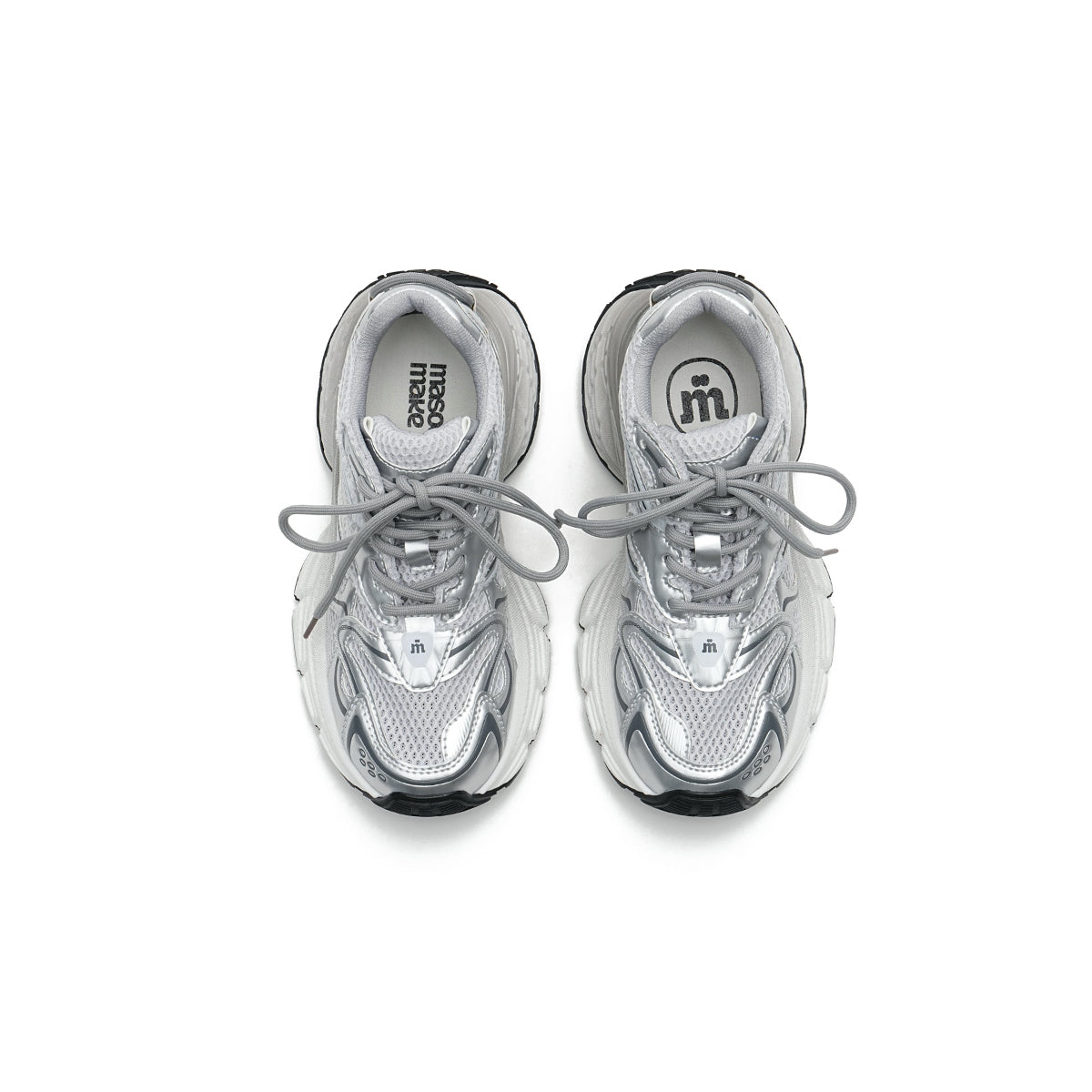 Chunky Thick-Sole Running Shoes-4