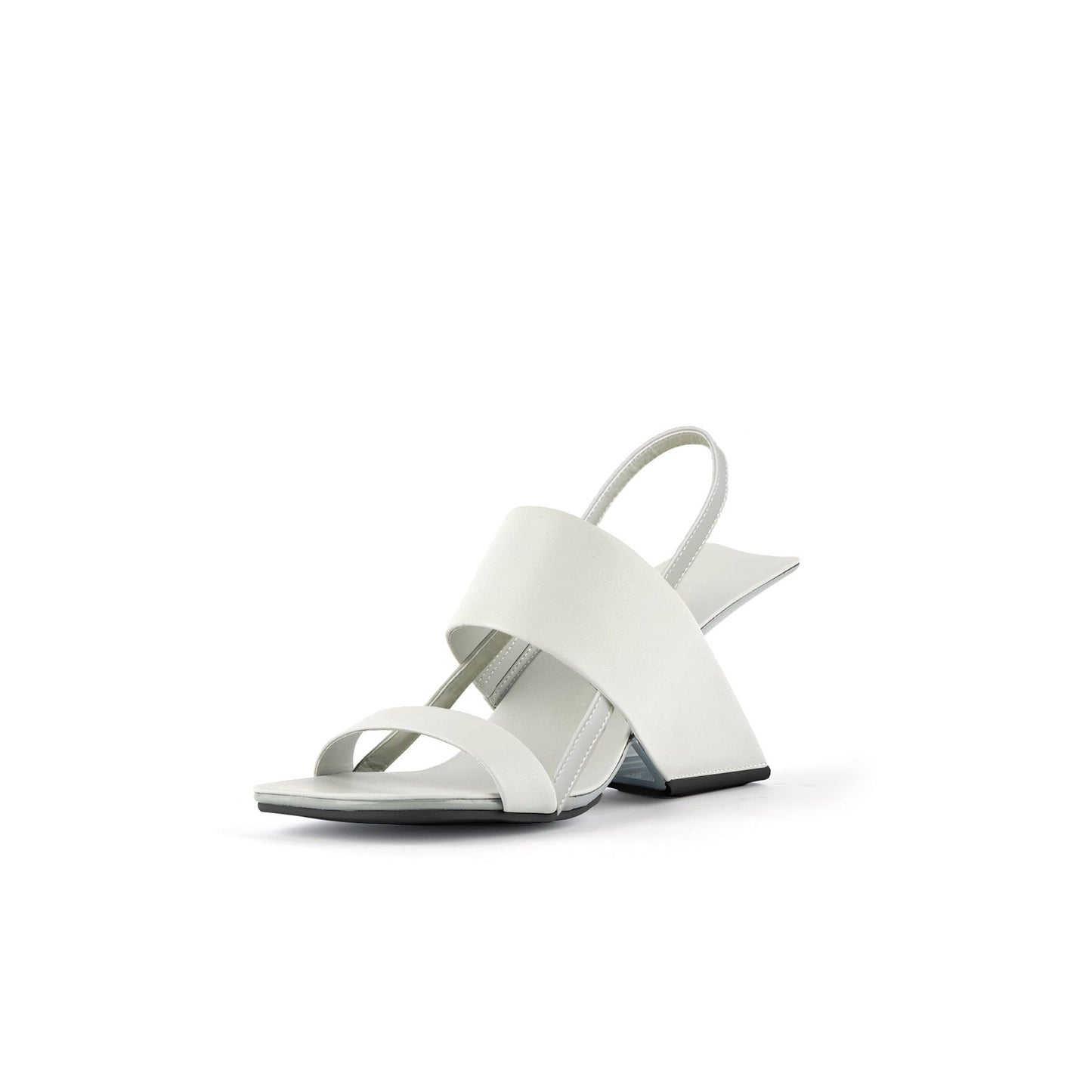Muiltjes met slingback en gebogen hak Color Pop