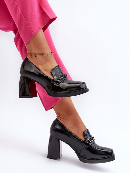 Block heel pumps model 195414 Step in style-0