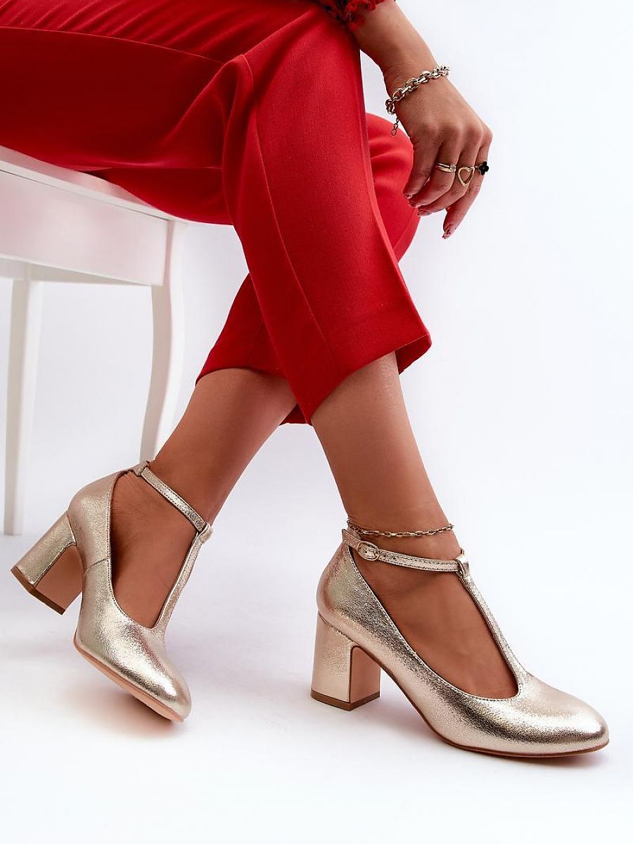 Pumps met blokhak model 197241 Stap in stijl