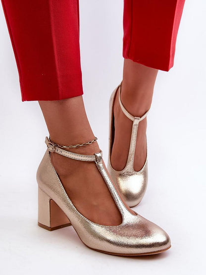 Pumps met blokhak model 197241 Stap in stijl