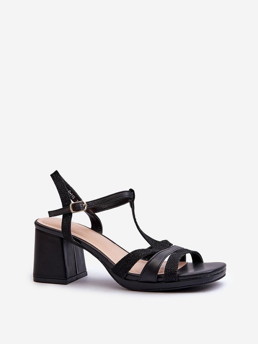 Sandalen met hak model 197573 Stap in stijl