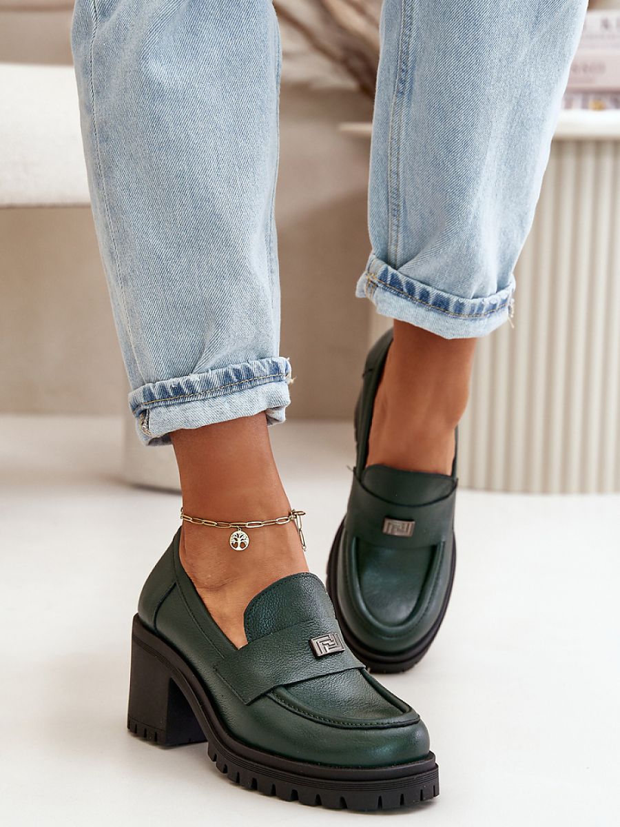 Heeled low shoes model 199316 Step in style-0