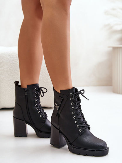 Heel boots model 201004 Step in style-0