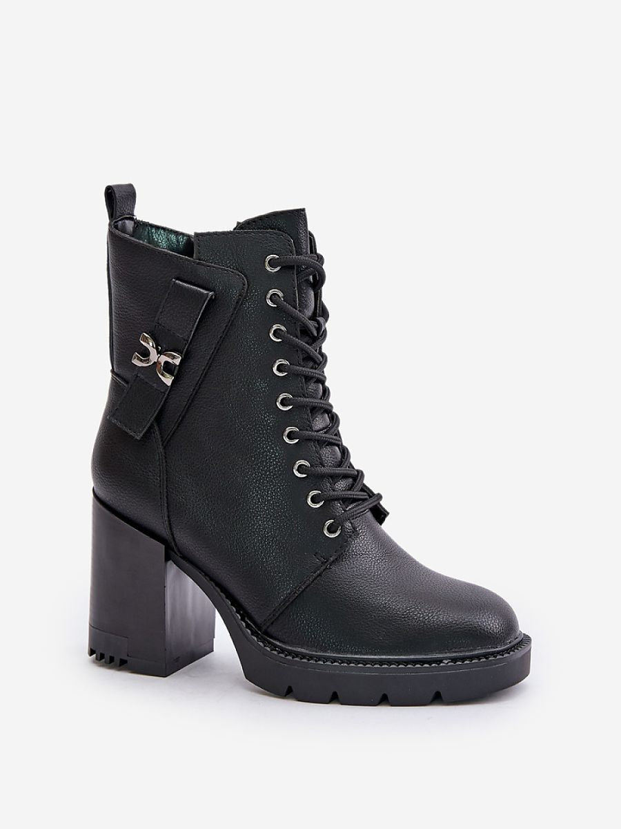 Heel boots model 201004 Step in style-1