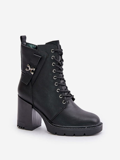 Heel boots model 201004 Step in style-1