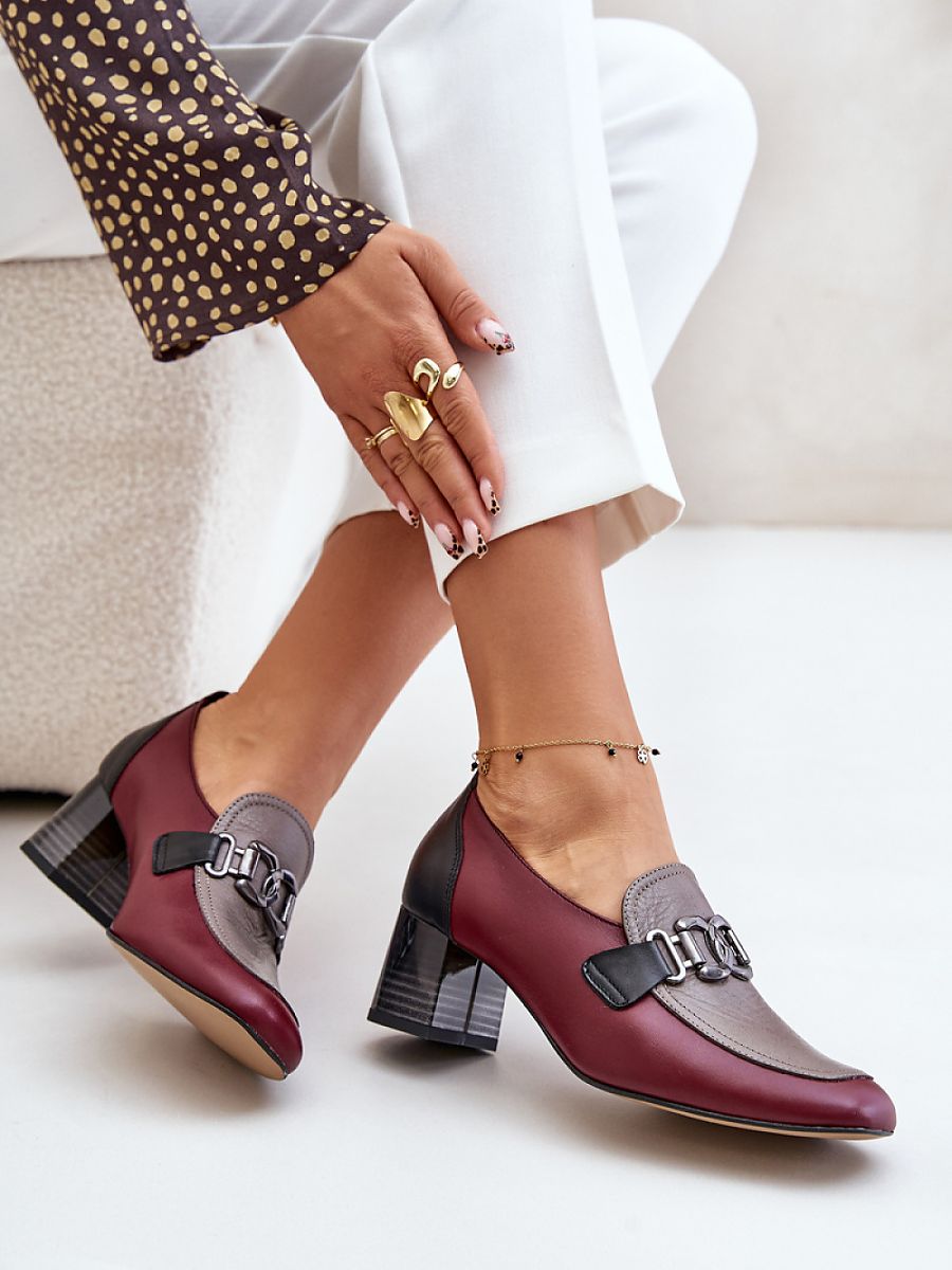 Block heel pumps model 201038 Step in style-2