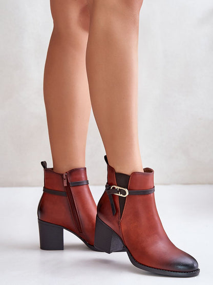 Boots met hak model 201163 Stap in stijl