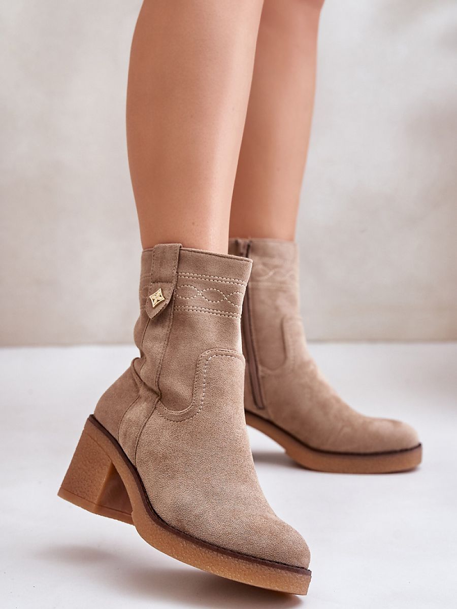 Heel boots model 201168 Step in style-0