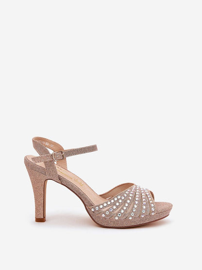 Sandalen met hak model 209927 Loop in stijl