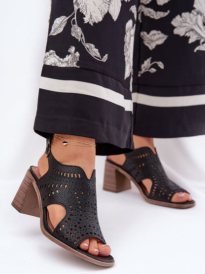 Heel sandals model 211365 Step in style-0