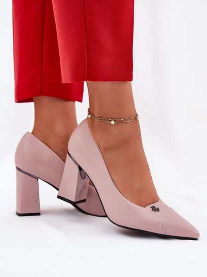 Block heel pumps model 211983 Step in style-0