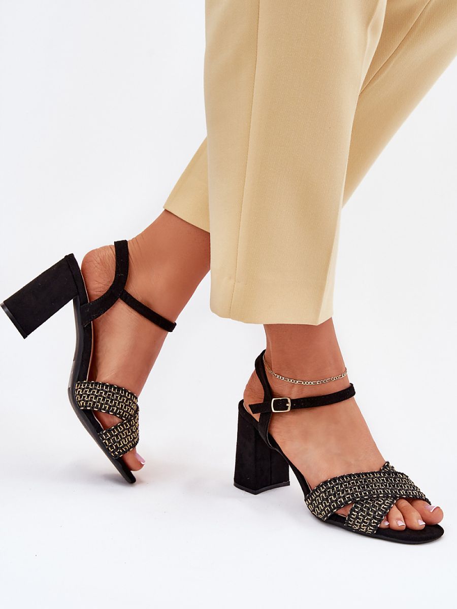 Sandalen met hak model 214687 Stap in stijl