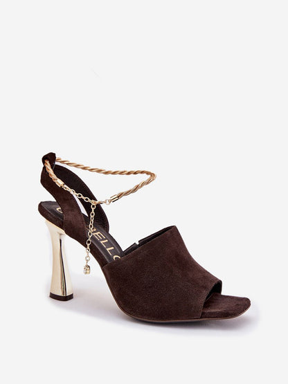 Sandalen met hak model 214989 Stap in stijl