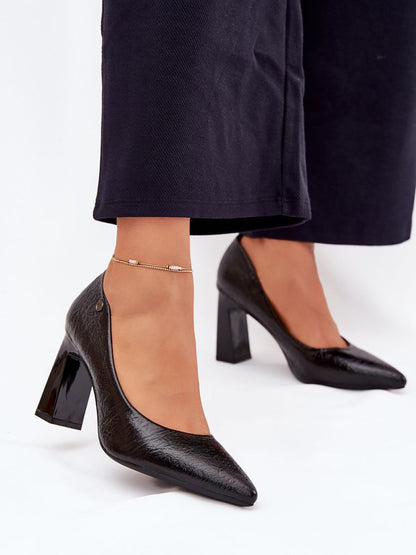 Block heel pumps model 216310 Step in style-0