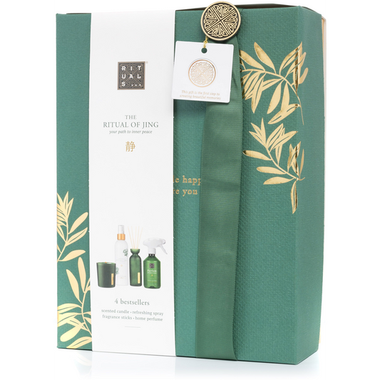 Rituals RITUALS SET (THE RITUAL OF JING HOME PARFUM 250ML + CANDLE 140G + MINI FRAGRANCE STICKS 70ML + REFRESHING SPRAY 250ML) (8719134184587)-0
