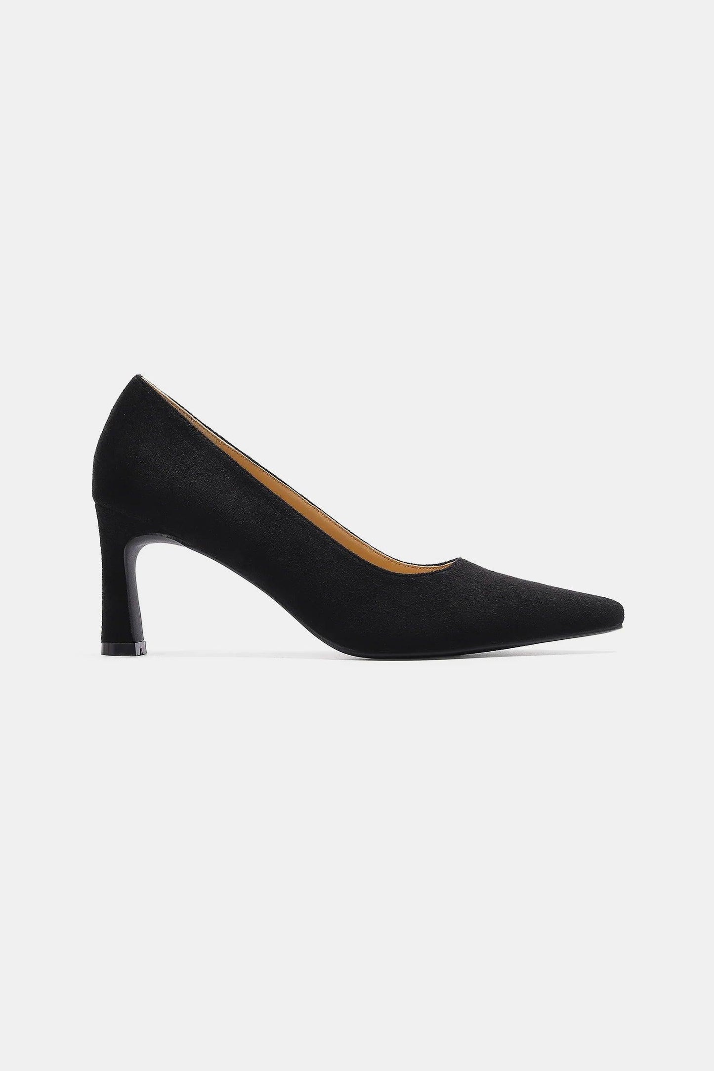 MayFair Faux Suede Point Toe Pumps-3