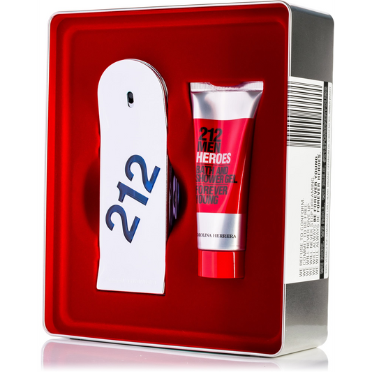 Carolina Herrera Zestaw Carolina Herrera 212 Men Heroes woda toaletowa 90ml + zel pod prysznic 100ml (8411061988688)-0