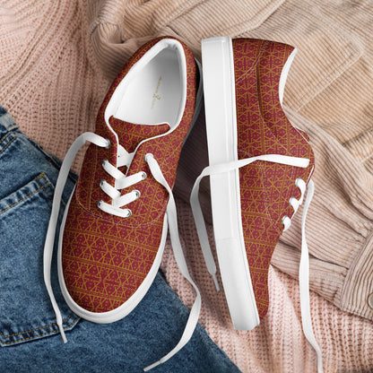 Women's lace-up canvas shoes-11