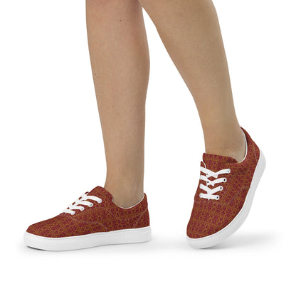 Women's lace-up canvas shoes-6