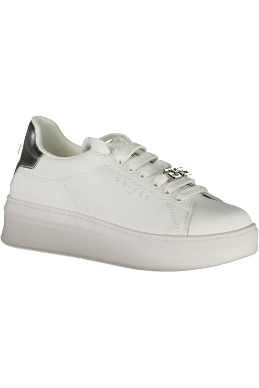 GAELLE PARIS WHITE WOMEN'S SPORTS SHOES