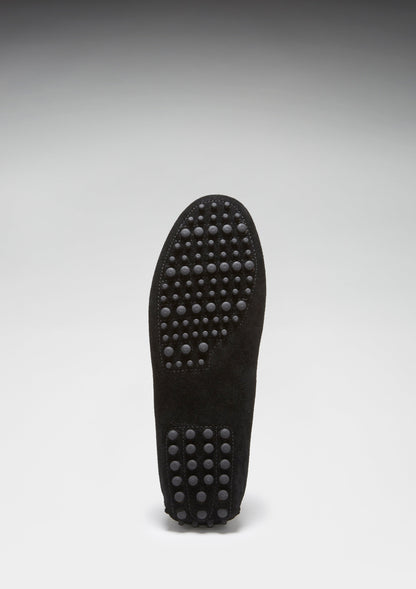 Driving Loafers, zwart suède