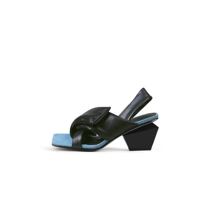 Padded Wrap Slingback Mules-0