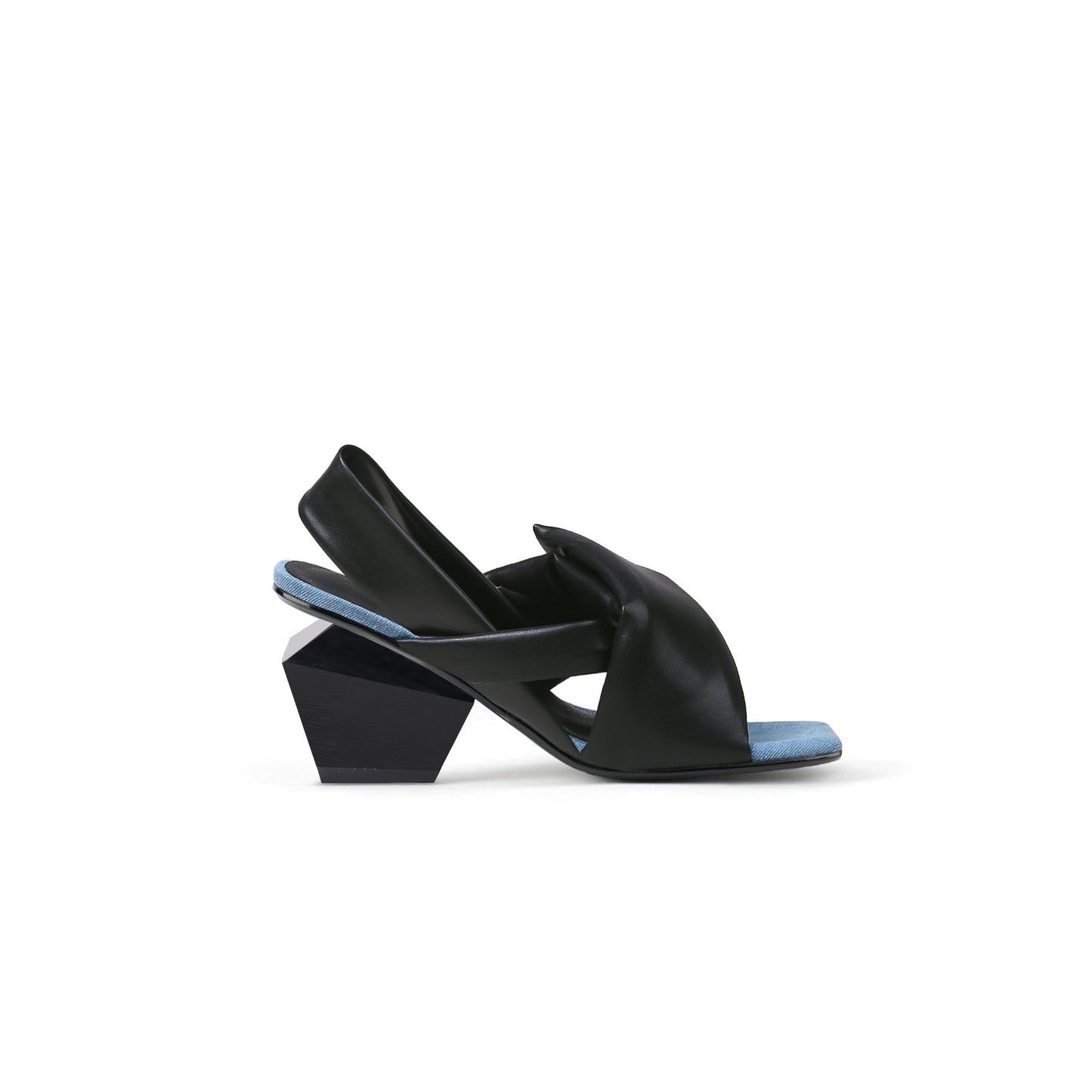 Padded Wrap Slingback Mules-2