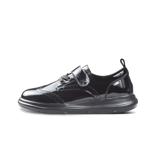 Posh Kids Soft Sole Leather Brogue School Shoes-0
