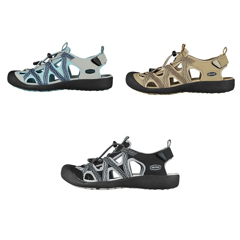 Women Sandals Toecap Trekking Wear-risistant Female Shoes Comfort  Summer Platform Ladies Beach Sandals Big Size 41-4