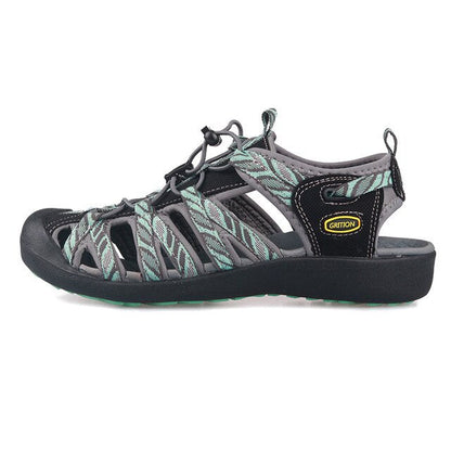 Women Platform Wedges Beach Sandals Trekking Ladys Nubuck Leather Shoes Summer Outdoor Flat Casual Sport Sandals Girls-4