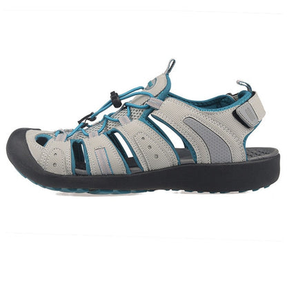 Women Platform Wedges Beach Sandals Trekking Ladys Nubuck Leather Shoes Summer Outdoor Flat Casual Sport Sandals Girls-2